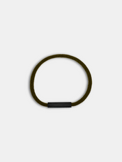 Bracelet cordon Essential Marron fermoir noir fin et discret - Bijou seconde peau AGALINO