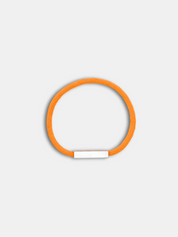 Bracelet cordon Essential Orange fermoir argenté fin et discret - Bijou seconde peau AGALINO