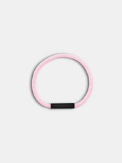 Bracelet cordon Essential Rose Pastel fermoir noir fin et discret - Bijou seconde peau AGALINO