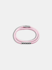 Détail du bracelet cordon Five Rose Pastel waterproof - Bijou artisanal AGALINO