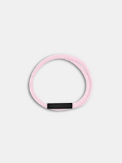 Bracelet cordon Link Rose Pastel avec fermoir rectangulaire noir - Symbole de lien AGALINO