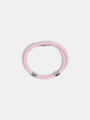 Bracelet cordon Timeless Rose Pastel avec fermoir aimanté - Bijou minimaliste AGALINO fabriqué en France